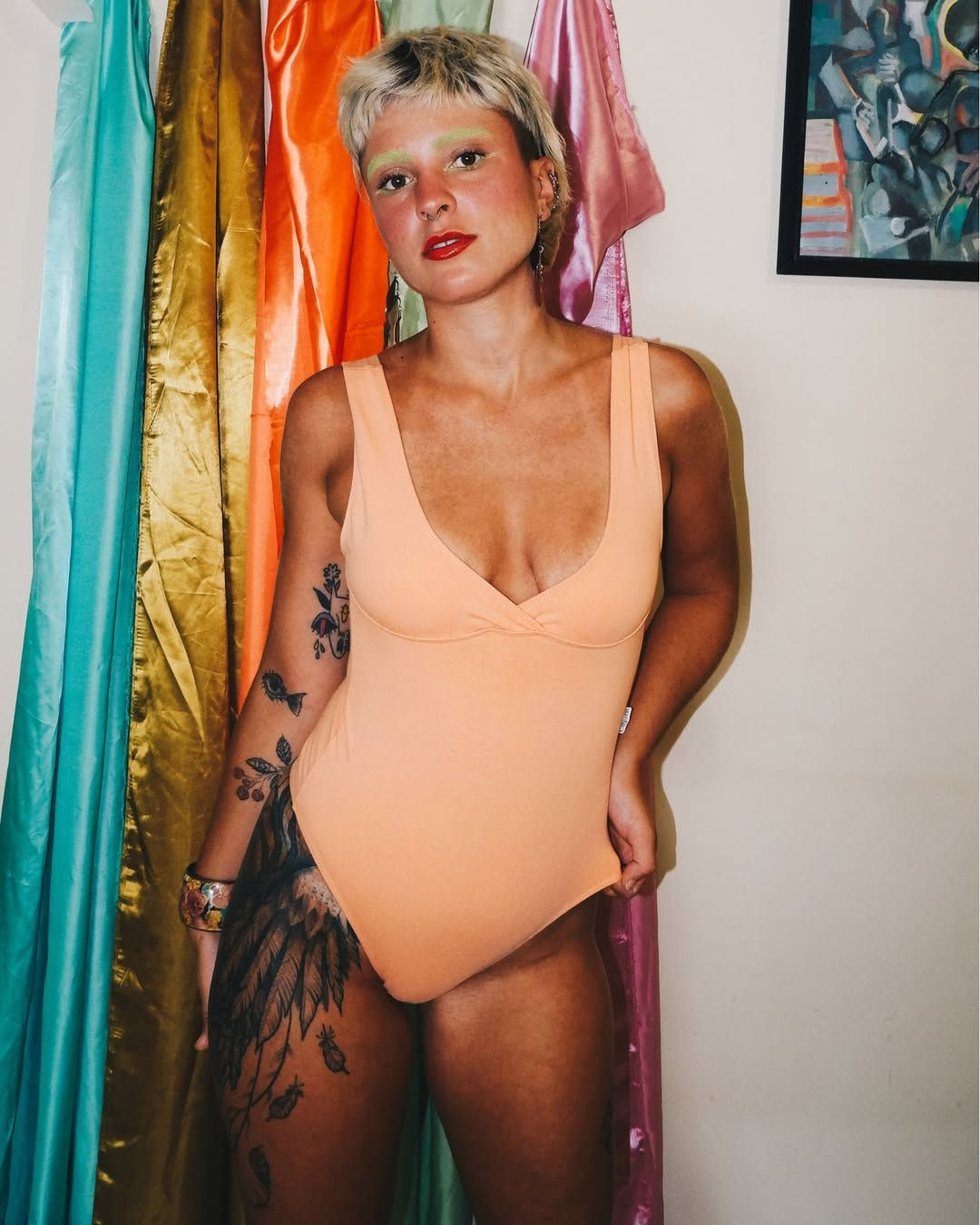 Body laranja vintage