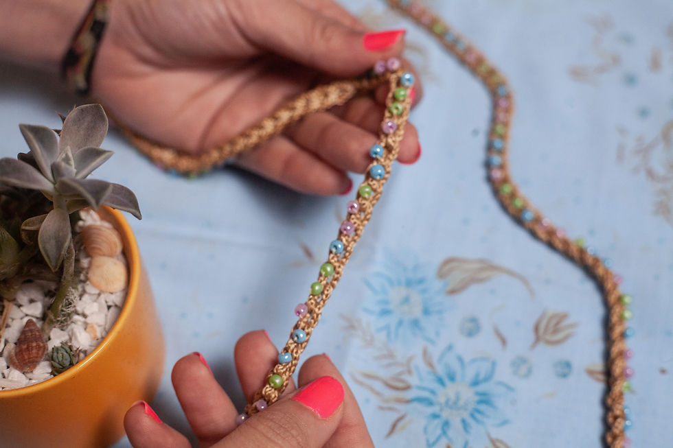 Miniatura: Bolsa crochê customizada