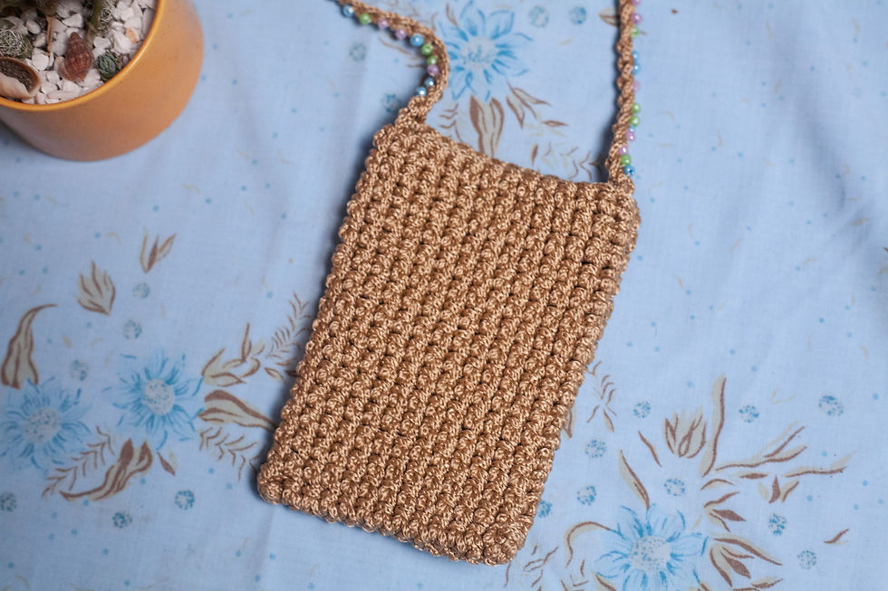 Miniatura: Bolsa crochê customizada