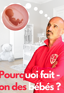 Affiche one man show Pourquoi fait on des bébés