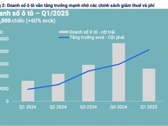 ngành ô tô Việt Nam đã cải thiện đáng kể trong quý 1/2025