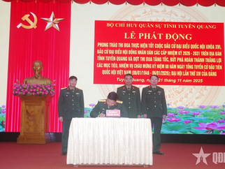 Thi đua thực hiện tốt Cuộc bầu cử đại biểu Quốc hội khóa XVI, bầu cử đại biểu HĐND các cấp nhiệm kỳ 2026-2031