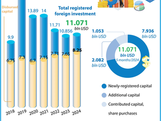 FDI in Vietnam: Surpassing 11 Billion USD in the First Five Months of 2024