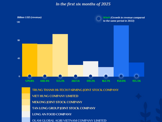 The list of Vietnamese rice exporting companies that have shown impressive growth