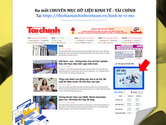 Vietdata hợp tác cùng Thời Báo Tài Chính Việt Nam ra mắt CHUYÊN MỤC DỮ LIỆU VĨ MÔ - TÀI CHÍNH