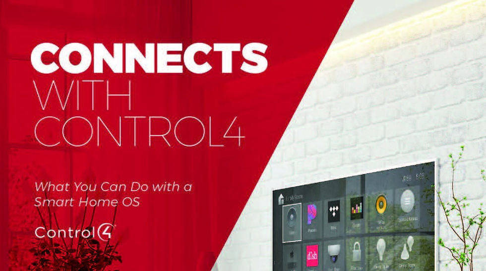 Connects with Control4