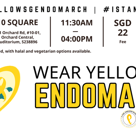 Wear Yellow SG EndoMarch 2026
