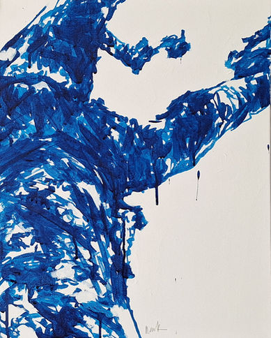 Blue Plane Eight (40.5 x 50.5cm)