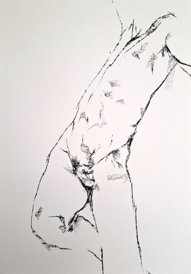 Stretched out pose