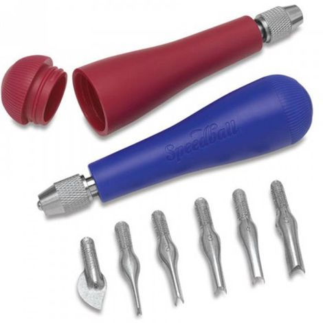Goivas para Xilo e linóleo Speedball 8 peças