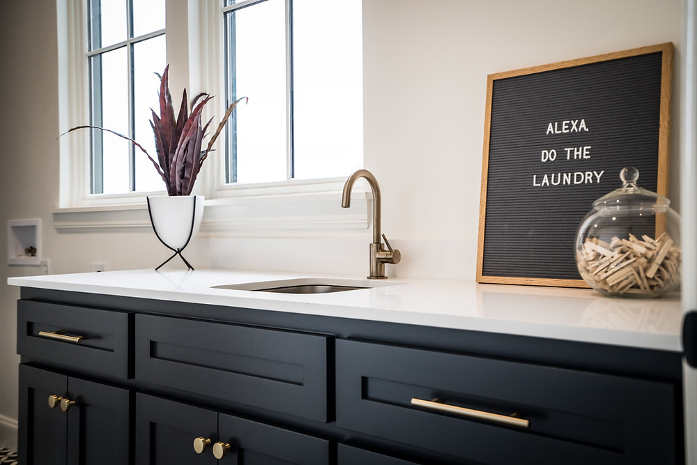 House of Rad Modern Farmhouse Laundry Room Alexa Do the Laundry