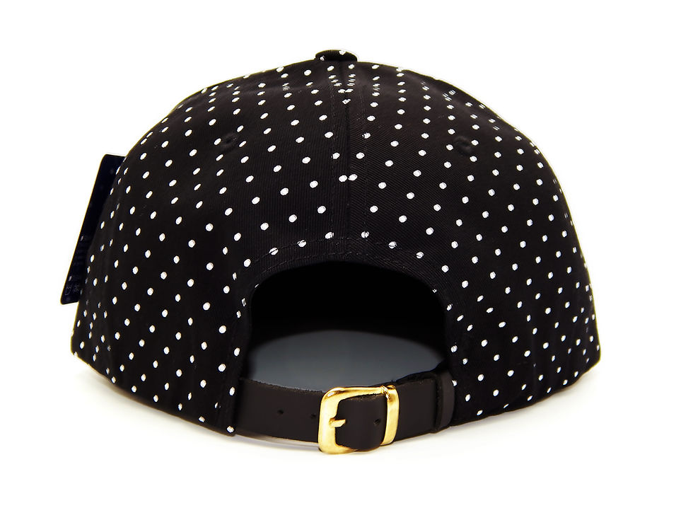 Miniatura: TBOC Signature Hat Black w/ White Polka Dots