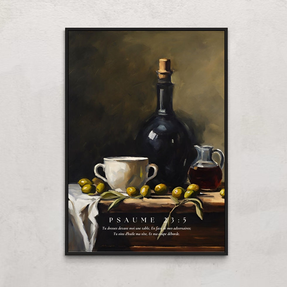 L'huile - Psaume 23:5