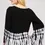 Thumbnail: Urban X Black and Gray Bell Sleeve Top