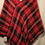 Thumbnail: Fadivo Red Acrylic Plaid Poncho