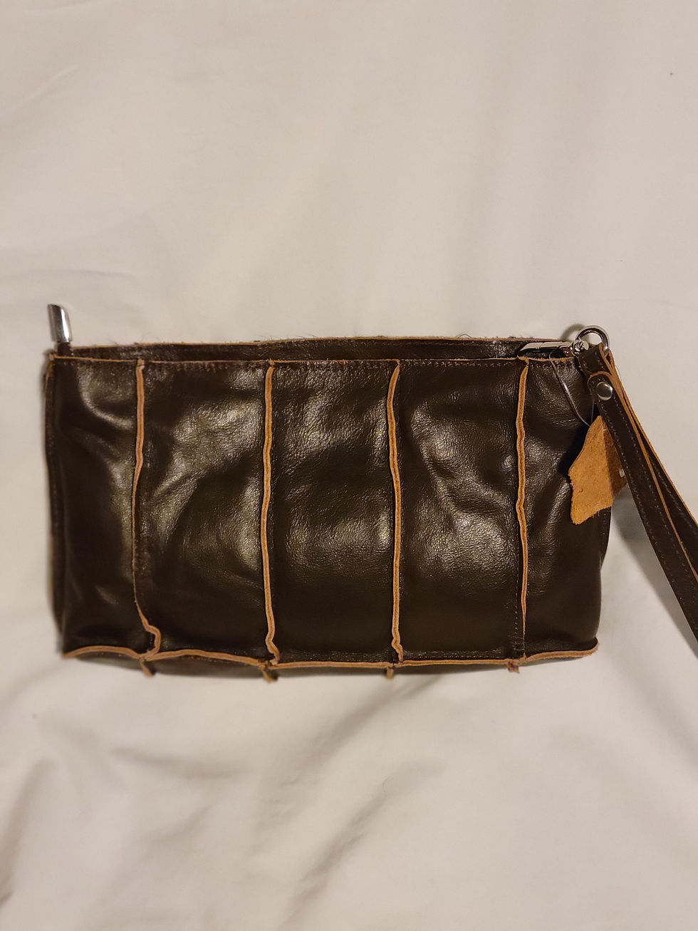 Thumbnail: Lionel Brown Leather and Pony Hair Clutch