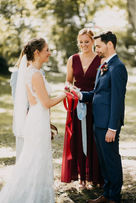 Miriam & Gábor, Handfasting, 2019. The Wedding Fox