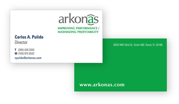 Akonas Business Card