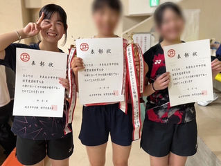 【大会結果】中体連枚方個人戦が開催!3年女子シングルス優勝&桜丘勢も大健闘!男子2年生も3位入賞!