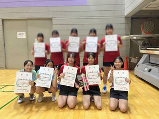 2026年度 北河内地区中体連主催
秋季バドミントン大会女子団体戦
