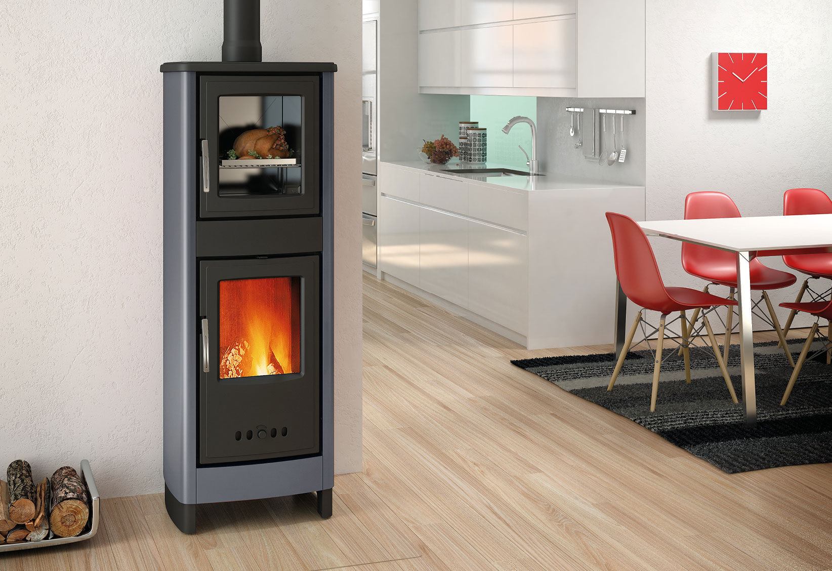 Poêle à bois MALIKA AVEC FOUR superior