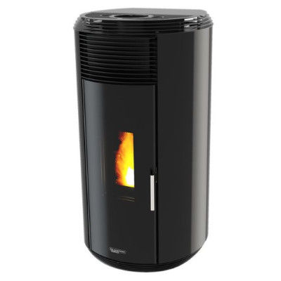 Miniature : Laminox Poêle à granulés sans électricité JESSICA SN Noir brillant