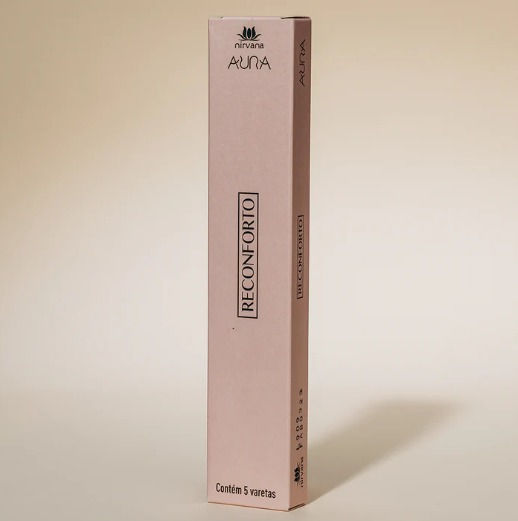 Incenso Vareta Natural Aura Reconforto Nirvana 5 Varetas