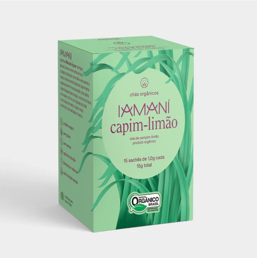 Cha Organico Capim-limao - 15 saches Iamaní