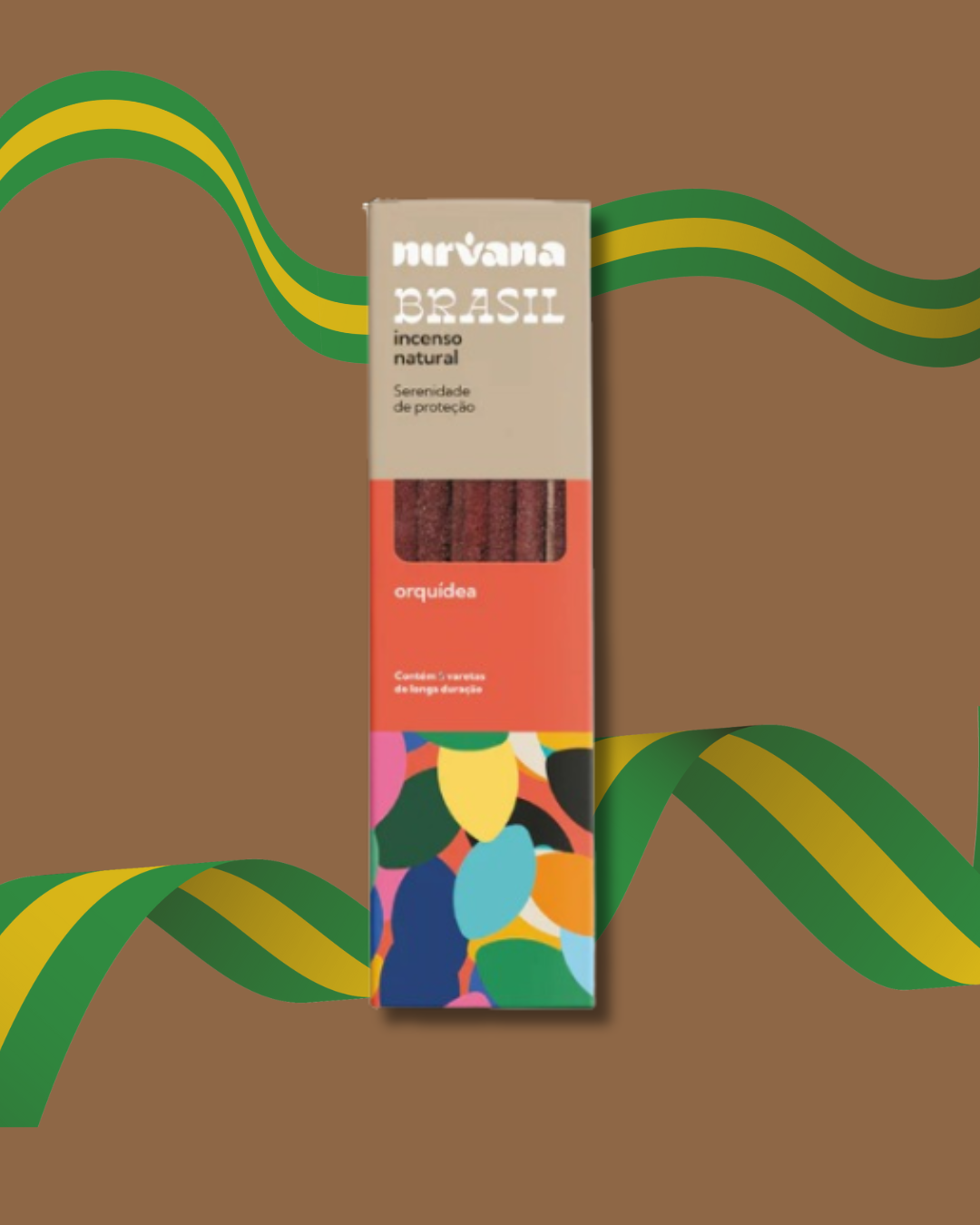 Incenso Natural Brasil Orquídea Nirvana 9 Varetas