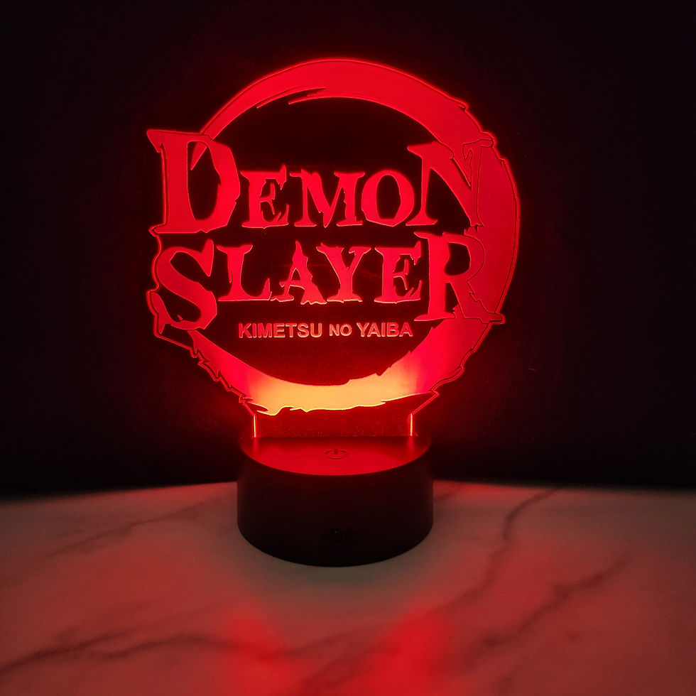 Demon Slayer Logo LED Light