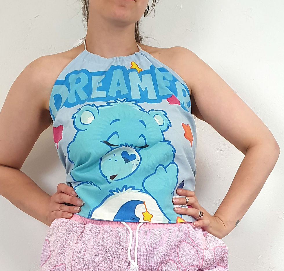 Henriette Summer Top Care Bears/Blue