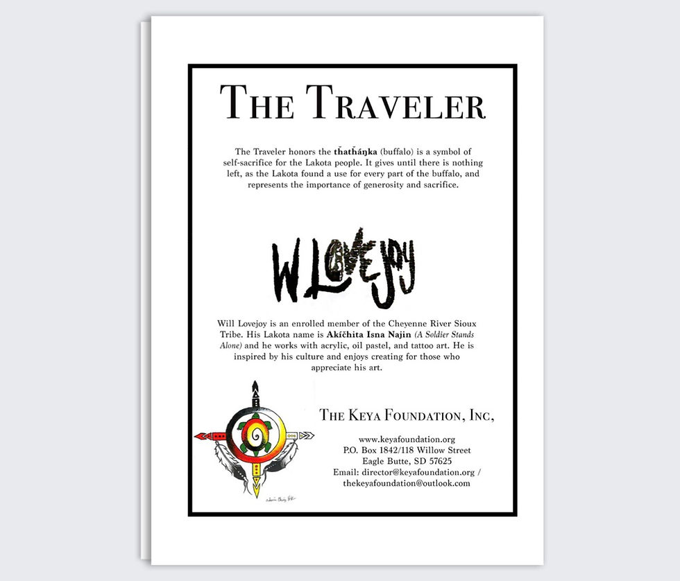 Thumbnail: The Traveler Greeting Card