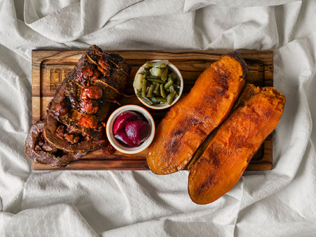 Stuffed & Rolled Deboned Beef Rib with Thickened Gravy