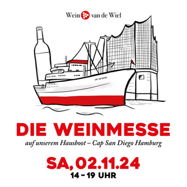 WEINMESSE in Hamburg auf der Cap San Diego am 2.11.2024