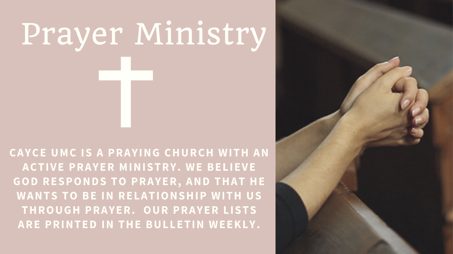 MINISTRIES Cayce UMC