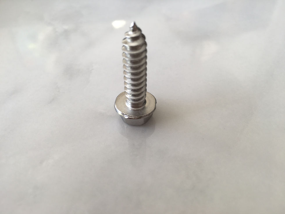 Thumbnail: 1/4*1" Pressure Plat Screws - Stainless Steel Hex Washer Head Qty 100 - $25