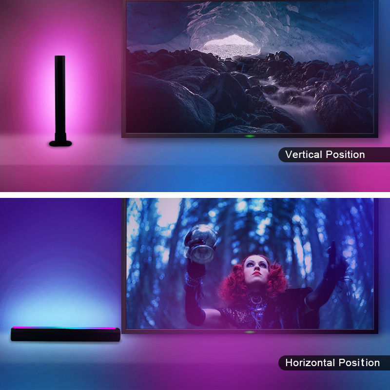 Thumbnail: RGB Pickup Light Smart Sound Bar Music Rhythm Ambient LED Night Lamp With App Co