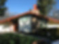 Mid-century modern home built by the Streng Brothers and designed by Carter Sparks with load bearing roof beams.