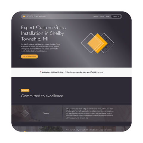 Expert Custom Glass Installation in Shelby Township, MI