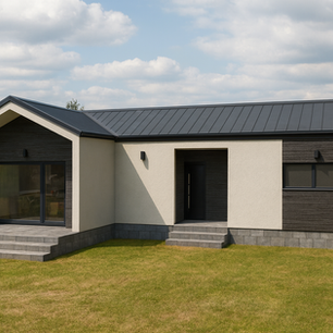 실용적인 구조, 감각적인 외관의 단층 전원주택