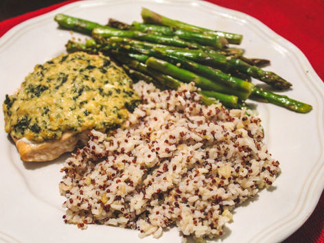 Parmesan Herb Crusted Salmon