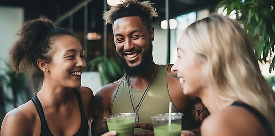 "Three individuals in a welcoming setting reflect the compassionate care and community spirit of YH&BO