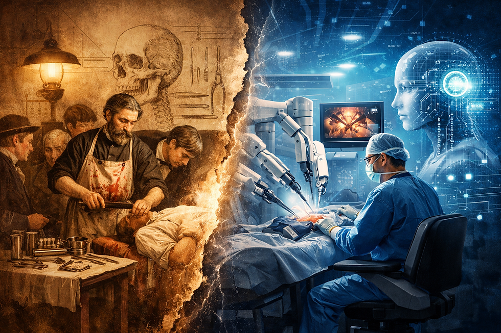 Do “Século dos Cirurgiões” ao século da cirurgia robótica (e da IA)