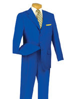 Thumbnail: 2-PIECE SINGLE-BREASTED SUIT- 100% POPLIN DACRON