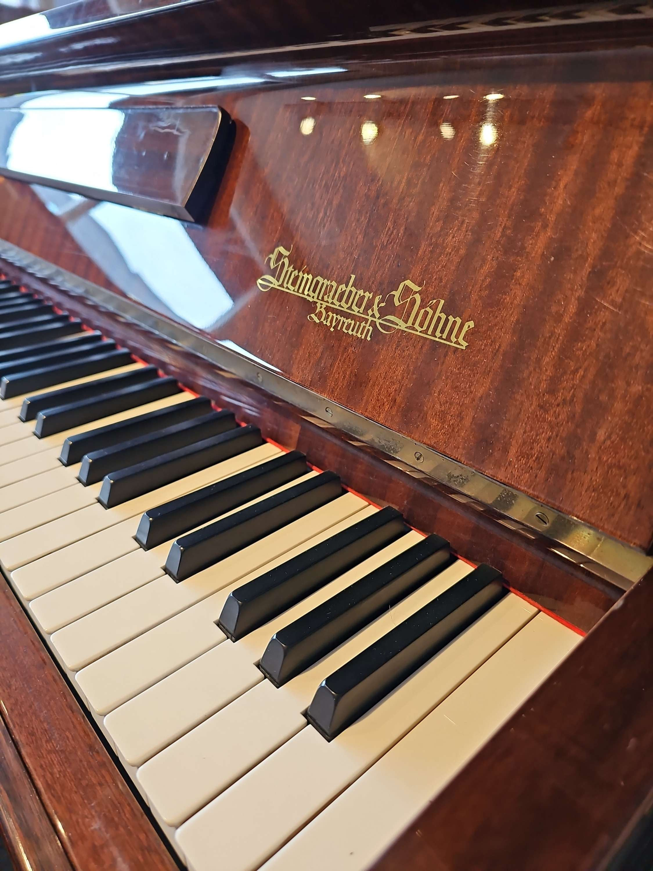 Sold Steingraeber upright piano