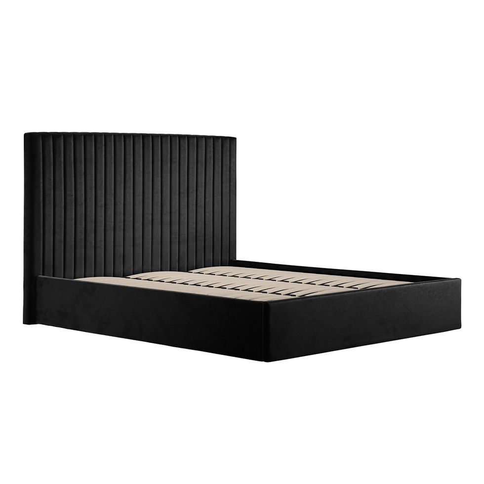 Thumbnail: Berlin Black Tall Super King Bed