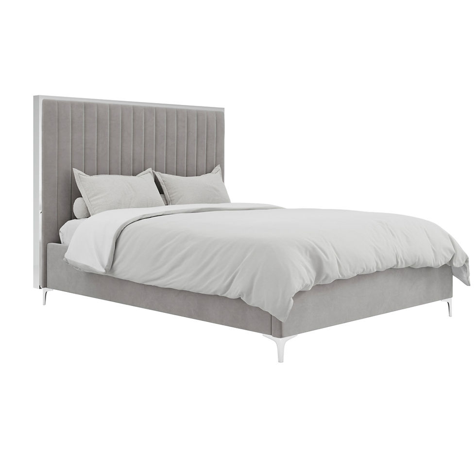 Thumbnail: Berkeley Mink Grey King Bed