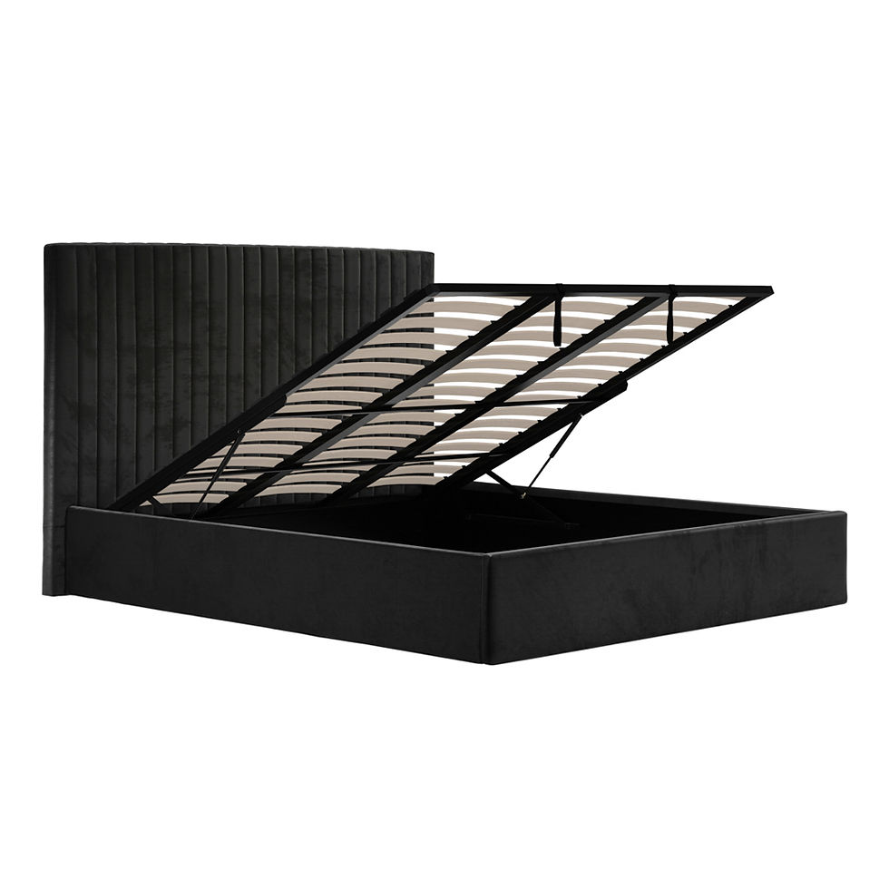 Thumbnail: Berlin Black Tall Super King Bed