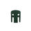 Thumbnail: Alba Forest Green Dining Chair