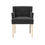 Thumbnail: Shay Anthracite Winged Chair with Arms